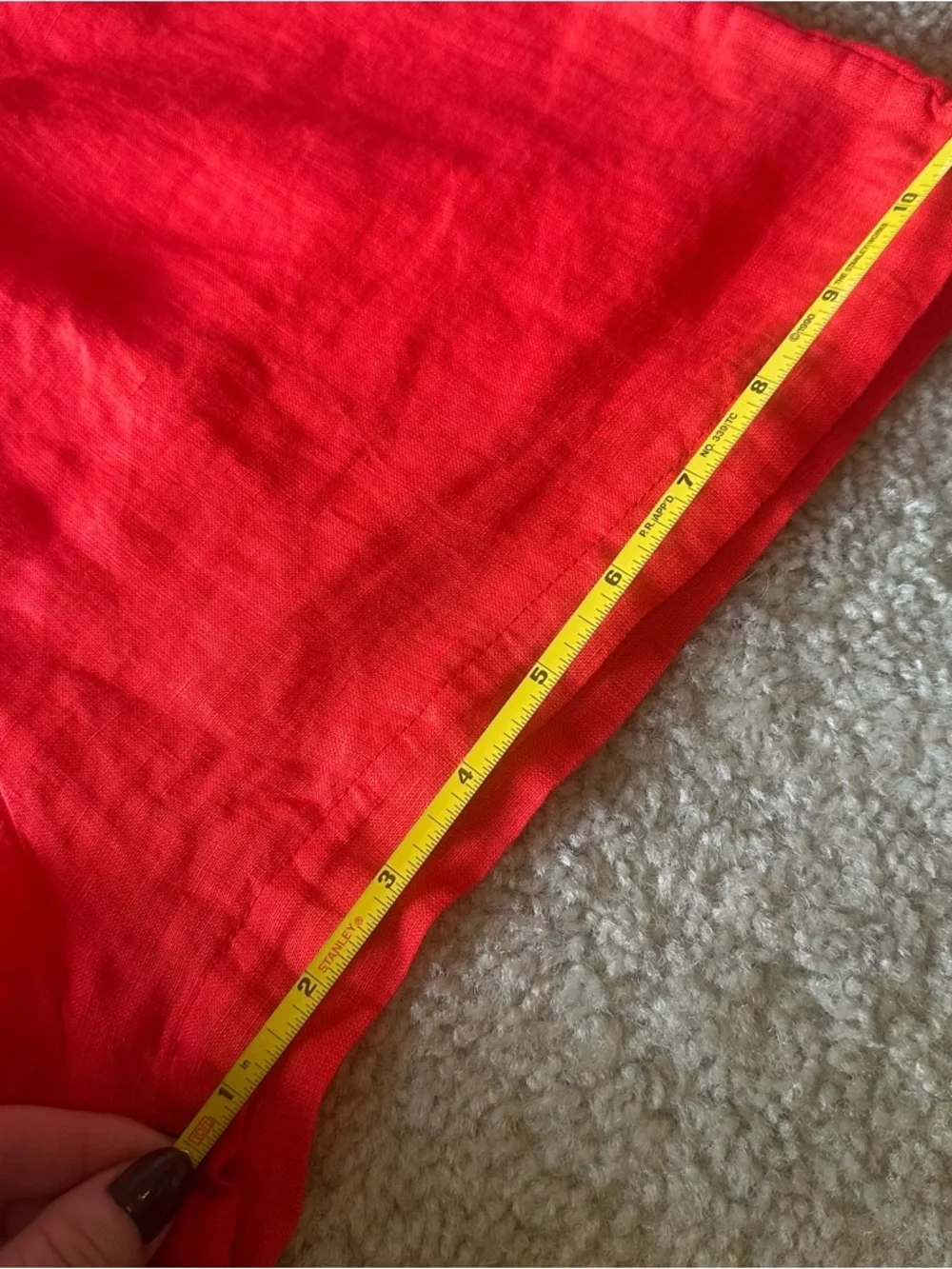 PQ Swim Women’s 100% LINEN Red Shorts Size XS / S Beach Lounge Resort NWOT - Picture 11 of 11